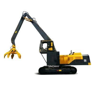 Forestry and Logging Equipment 60 Ton Logging Excavator with Timber Grapple