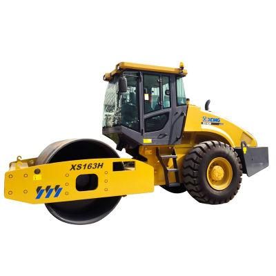 China Top Quality 16ton Single Drum Mechanical Operate Xs163j Tandem Vibratory Roller