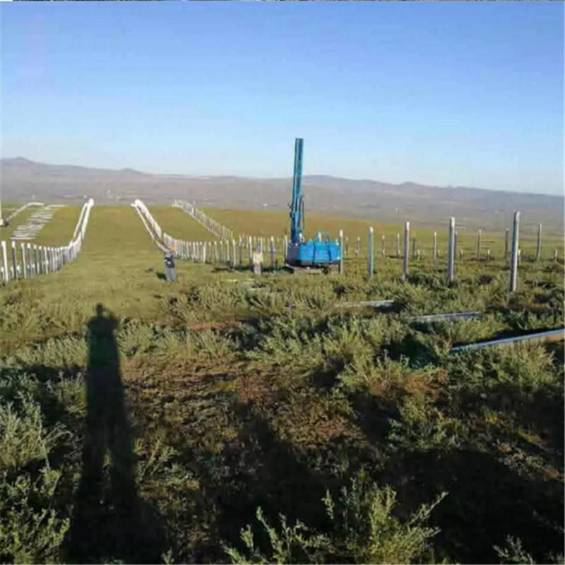 PV Solar Photovoltaic Installation Hydraulic Pile Driver