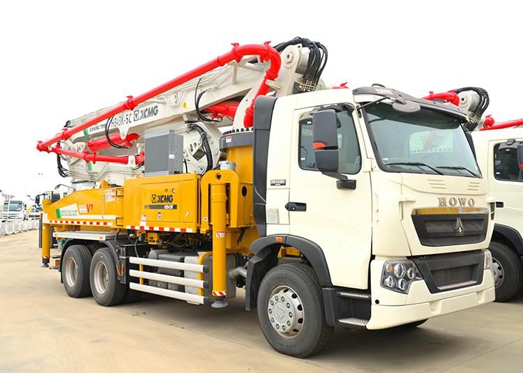 XCMG Factory Truck Mounted Boom Pump Hb43V China 43m Diesel Truck-Mounted Concrete Pump