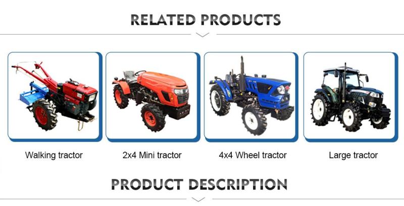 High Cost Performance End Front Loader Mini Tractors with Ce Certificated