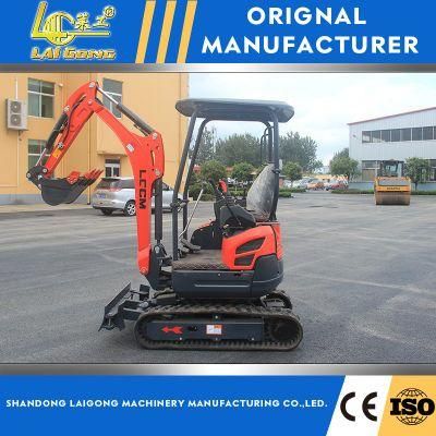 Lgcm 1.8ton Hot Sale Mini New Condition Garden Backhoe Excavator