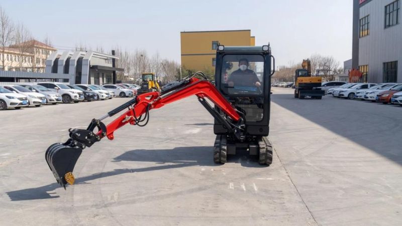 2022 Hot Sale! ! ! Euro V/EPA Kubota 1.8t 2t Mini Excavator with Boom Swing and Radio! ! !