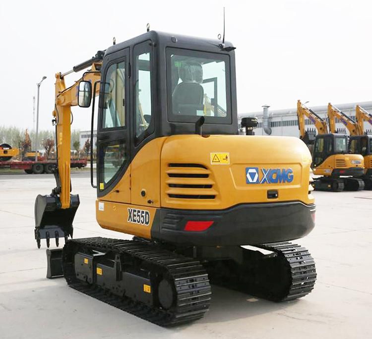 XCMG Official Xe55D 5.5 Ton Chinese Small Hydraulic Mini Crawler Excavator Price for Sale