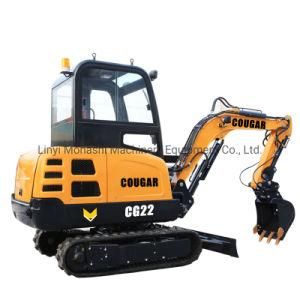 Cougar Cg22 2.2 Ton Digging Trencher Excavator for Sale in Thailand