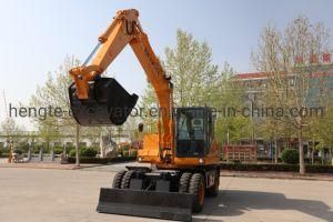 New Designed 13 Hente Ton Hydraulic Wheel Excavator