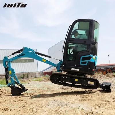 Hot Sale China Ht 1 Ton Backhoe Mini Hydraulic Crawler Excavator/ Lt1020s/CE ISO EPA/ Strong Power for Farm Garden Construction/
