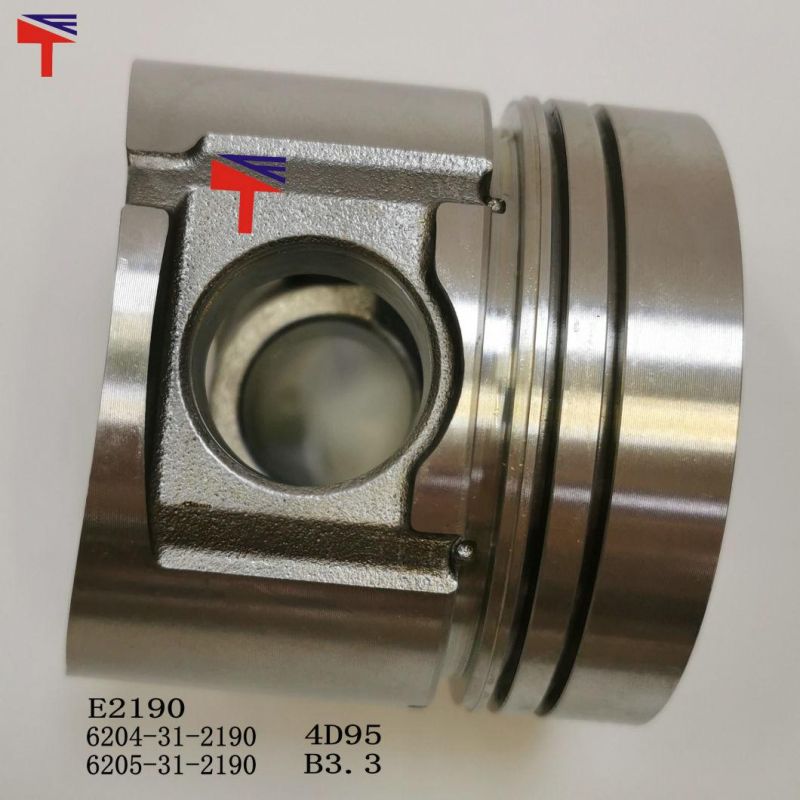 High Quality Diesel Engine Mechanical Parts Piston 6204-31-2190 6205-31-2190 for Engine Parts 4D95 B3.3 Generator Set
