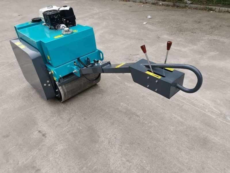 500-600-800kg Walk Behind Japan Engine Double Wheels Road Roller Thailand