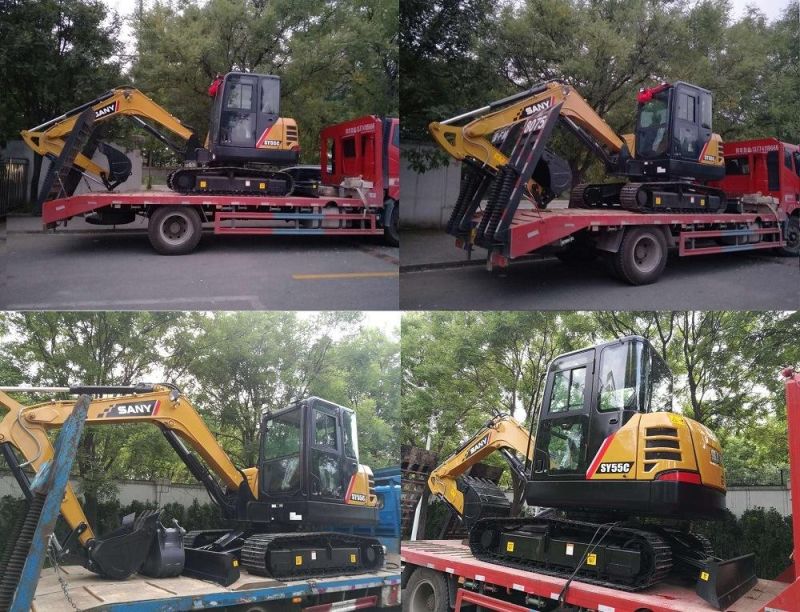 Sany Sy55u Hydraulic Diggers China Excavator for Sale