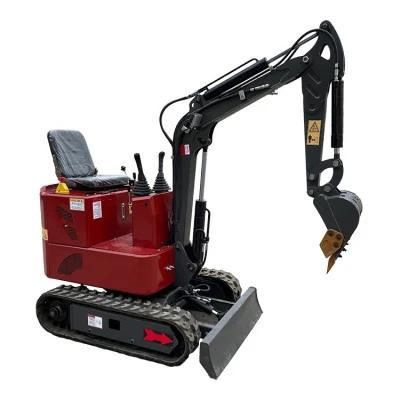 Free Shipping Mini Hydraulic Digger 1 Ton Small Excavator for Sale