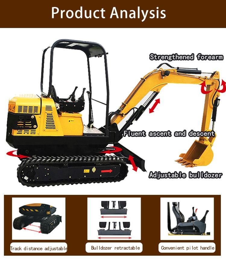 Crawler Excavators Machine Construction Equipment China Mini Excavator Price