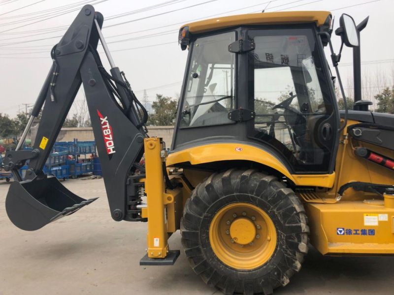 XCMG Xt870h Tractor with Front End Loader and Backhoe 4WD 40HP Backhoe Loader with Hydraulic Hammer Price