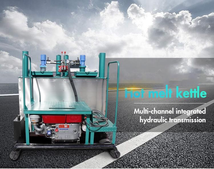 High Quality Double Cylinder Hot Melt Paint Melting Boiler Kettle; Thermoplastic Melting Machine