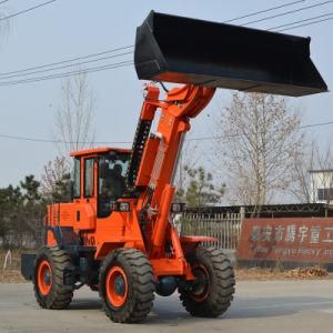 4 Tons 1.8 Cubic 92kw Small Front End Wheel Loader Shovel Loader Mini Loader with Ce