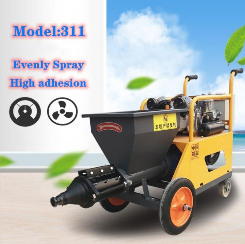 Chinese 220V Motor Automatic Wall Plastering Machine with High Quality for Sale