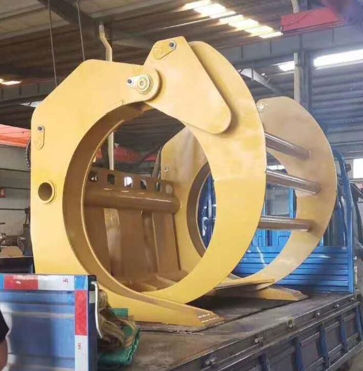 Front End Wheel Loader Attachment Log Grapple