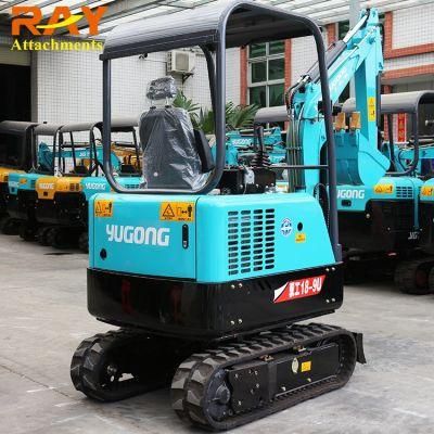 Chinese 1.8 Ton Hydraulic Mini Excavator Mini Digger for Garden