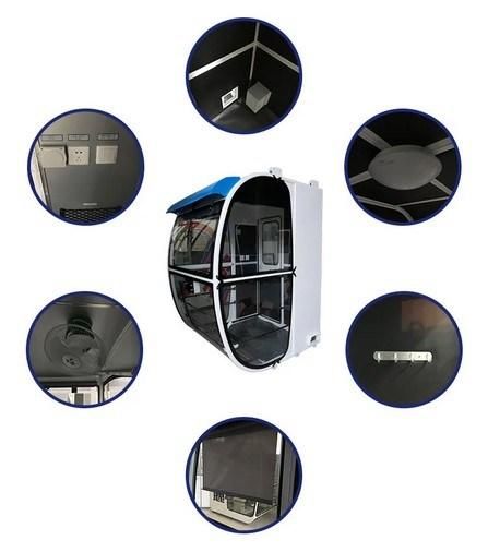 Smart View Tower Crane Cabin with Chair for Mct88