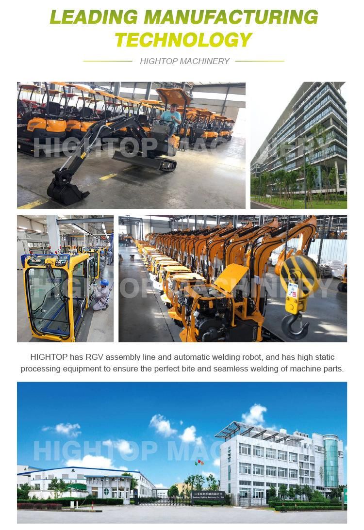 Direct Factory 2ton Hydraulic Crawler Excavator Digger Machine for Construction Home