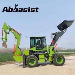 OEM CE ISO Abbasist AL25-65 High Quality Cheapest Front Articulated Retroescabadora Backhoe Loader