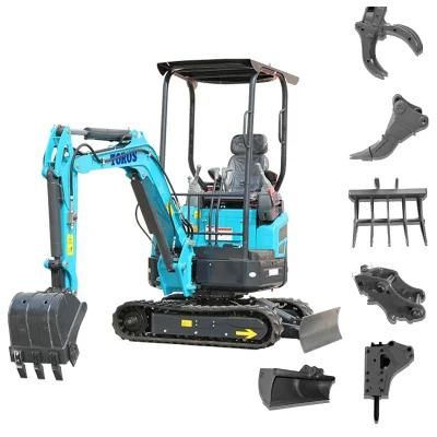 China Small Agricultural Hydraulic Crawler Mini Excavator 1 2 3 4 5 6 Ton for Sale Mini Digger Wholesale