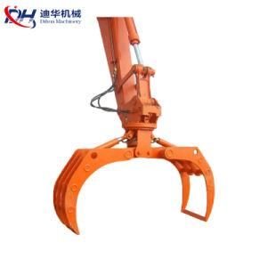Wood Mechanical Grapple and Stone Hydraulic Grab