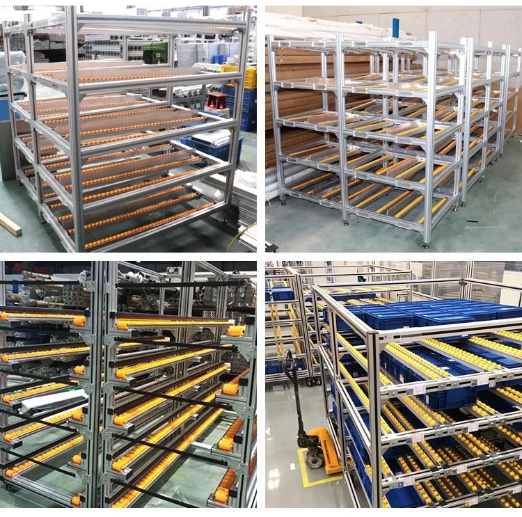 40mm Aluminum Roller Track/Placon/Lean System/Roller Track for Pipe Rack System