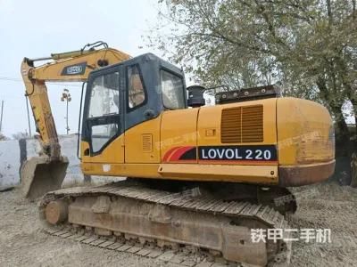 Used Mini Medium Backhoe Excavator Lovol Fr220e Construction Machine Second-Hand