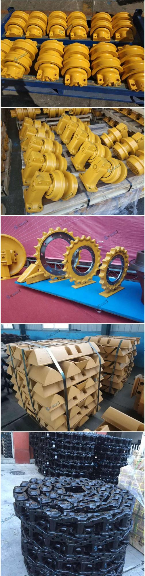 Customized Steel Bottom Roller for Engineering Machinery in China