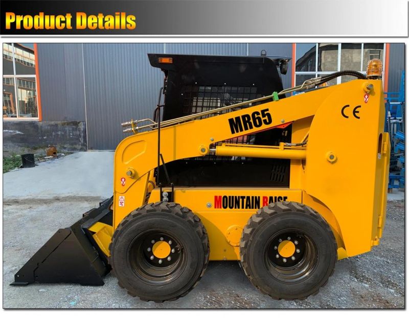 Chinese Factory Mr65 1 Ton Compact Mini Skid Steer Loader