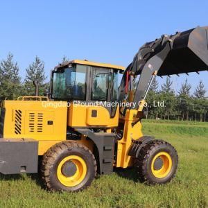 Made in China ZL40 2.5m&sup3; small wheel front end loader with six-cycle Diesel Engine