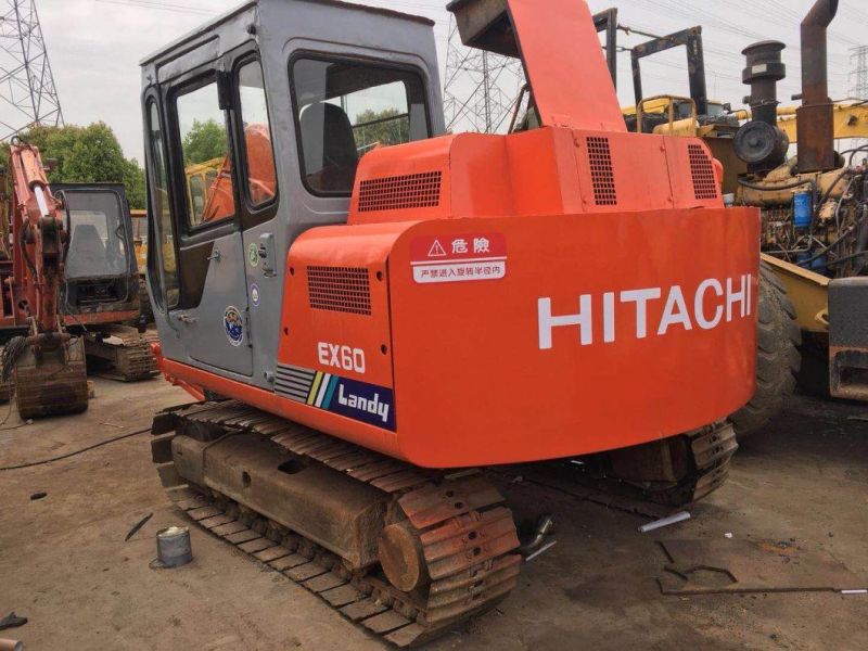 6 Ton Mini Japan Excavator Hitachi Ex60-1 with Isuzu Engine