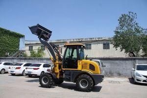 Caser 16 Wheel Loader with Grapple Fork, Pallet Fork