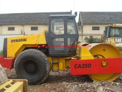 12ton Road Roller Dynapac Used Ca25D Soil Compactor on Promotion
