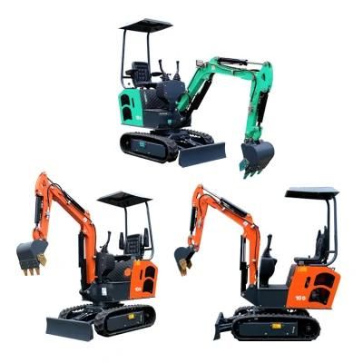 China Hot Sale Smallest Excavator 0.8 Ton Small Digger Crawler Excavator Digger SD10d 0.8 Ton Excavator for Sale