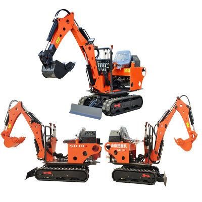 Cheapest Mini Excavator Tractor Loader Digger Minibagger China Import Zero Tail Excavator Earth Auger Excavator