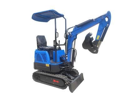 Mini Excavator 0.8t Small Digger 1 Ton Excavator with Rubber Track