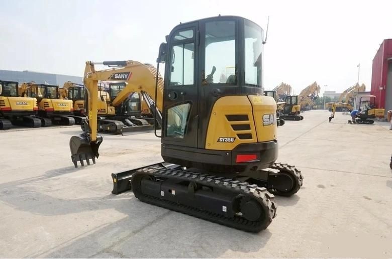 Sany Sy35u Crawler Hydraulic Second Hand Used Mini Excavator Excavators Small Digger 3 Ton Construction Machine Construction Machinery Excavadora Usada