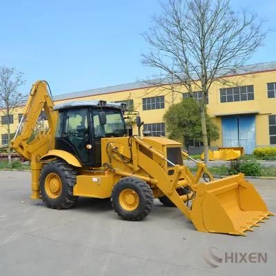 Best Selling Tractor Mini Front Loader/ Backhoe Loader with Wheel