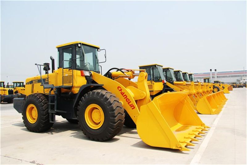 Sinomach Changlin 5 Ton 957h Front Wheel Loader with Cummins Engine