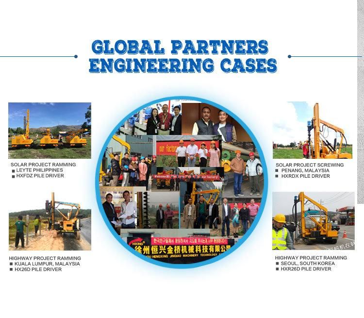 Hxing Climb King Guardrail Pile Driver Ramming Machine