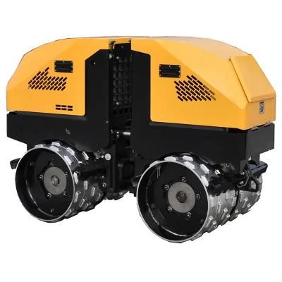 Remote Control Trench Double Drum Hydraulic Vibratory Road Roller