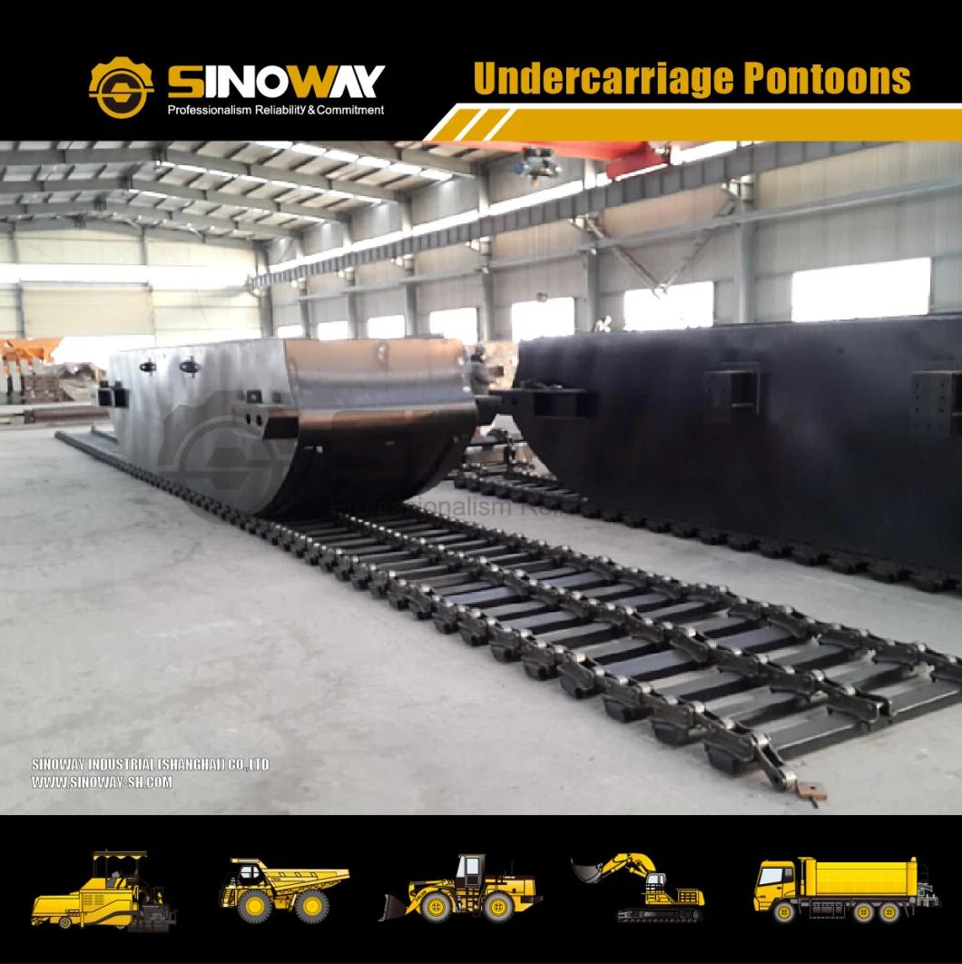 Amphibious Excavator Pontoons for Used Cat and Komatsu Excavator