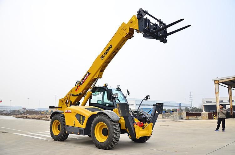 XCMG Official 3.5 Ton 7m Xc6-3507 Small Telescopic Handler Wheel Forklift Loader Telehandler for Sale