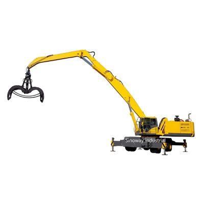 Mobile Material Handling Machine 25 Ton Wheel Material Handler Swmh250K