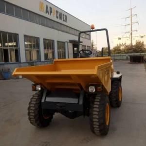 Construction Equipment 3 Ton 4WD Skip Car Mini Dumper