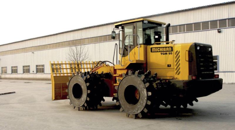 21tons Four Wheel Drive Landfill Compactor