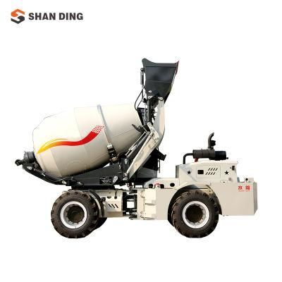 Self-Propelled Automatic Loading Concrete Pump Mini Portable Concrete Mixer 1cbm to 6 Cbm