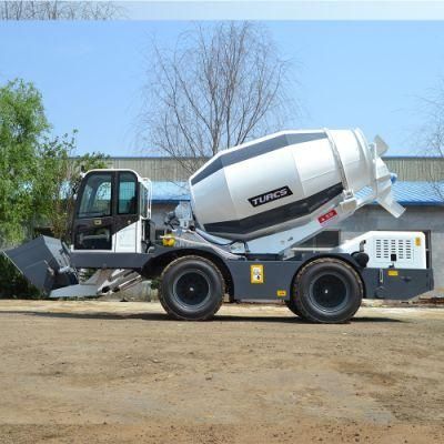 Self Loading Concrete Mixer Vertical